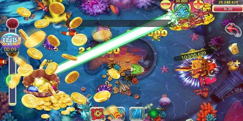Giao diện game Bắn Cá Jackpot tại FO88 với boss siêu to