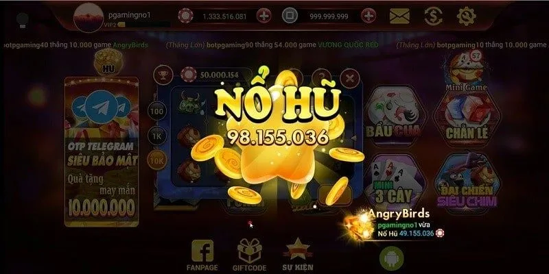 Người chơi được thưởng 100% xu khi lần đầu nạp game