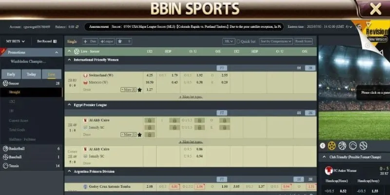 Tổng quan về sân chơi thể thao đỉnh cao BBIN Sport